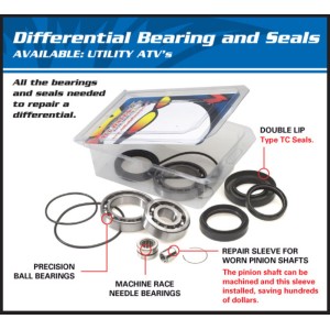 Kit All Balls de rodamientos y retenes del diferencia Can-Am 25-2106