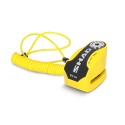 ANTIRROBO DE DISCO CON ALARMA SC62A - AMARILLO