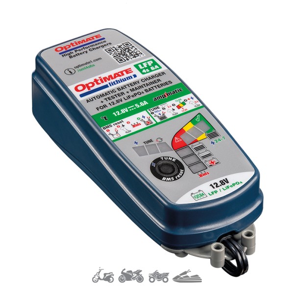 Cargador/Mantenedor de baterías Optimate Lithium TM-390