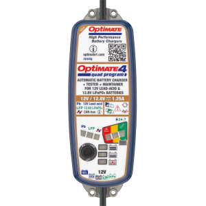 Cargador/Mantenedor de baterías Optimate 4 Quad Program Premium TM630-PR