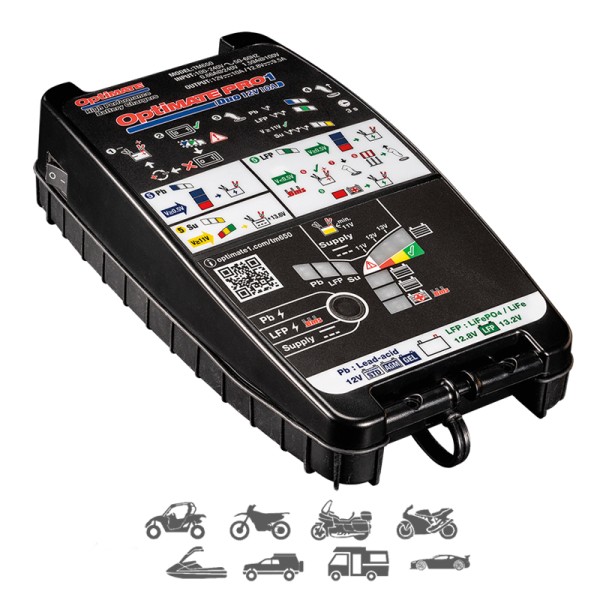 CARGADOR DE BATERÍAS OPTIMATE PRO 1 DUO TM-650EU