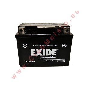 Batería Exide YTX4L-BS