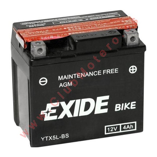 Batería Exide YTX4L-BS